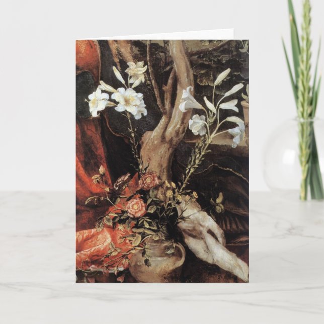 CARTES POUR FÊTES ANNUELLES NATIVITÉ AVEC DES LILLES BLANCHES - MAGIE DE NOËL (Devant)