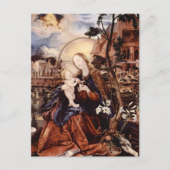 CARTES POUR FÊTES ANNUELLES NATIVITÉ AVEC DES LILLES BLANCHES - MAGIE DE NOËL (Devant)