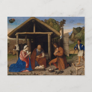 Cartes Pour Fêtes Annuelles Nativité Crèche Adoration des bergers Noël