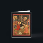 Cartes Pour Fêtes Annuelles Nativité du Christ / Blanc<br><div class="desc">Nativité du Christ</div>