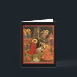 Cartes Pour Fêtes Annuelles Nativité du Christ / Blanc<br><div class="desc">Nativité du Christ</div>