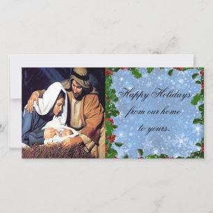 Cartes Pour Fêtes Annuelles Nativité Noël