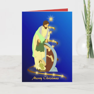 Cartes Pour Fêtes Annuelles Nativité sacrée