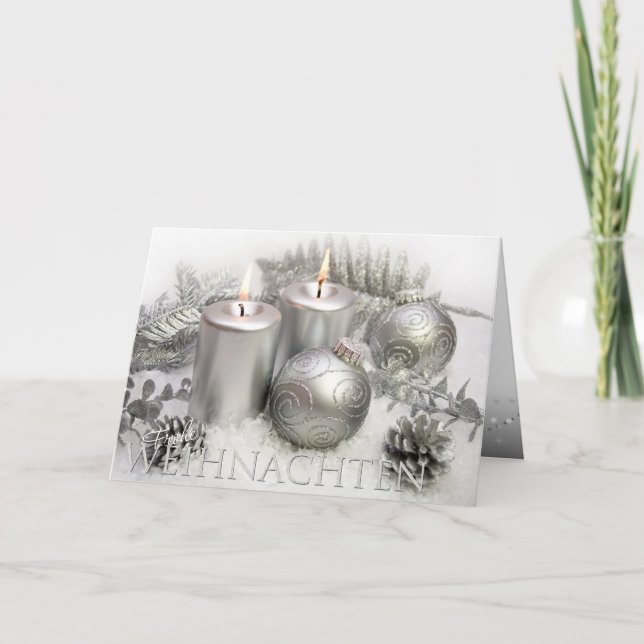 Cartes Pour Fêtes Annuelles Nature morte de Noël (Devant)