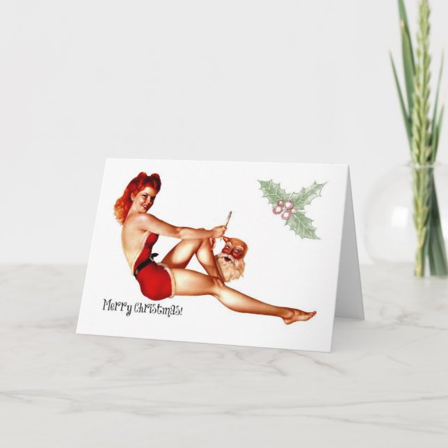 Cartes Pour Fêtes Annuelles Naughty Christmas (Devant)