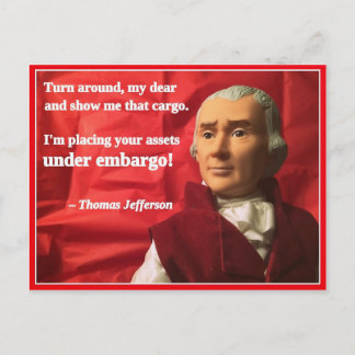 Cartes Pour Fêtes Annuelles Naughty Presidential Valentine: Embargo