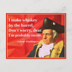 Cartes Pour Fêtes Annuelles Naughty Presidential Valentine: Whiskey