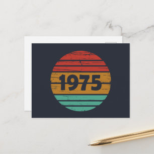 Cartes Pour Fêtes Annuelles Né en 1975 millésime anniversaire