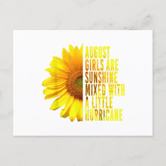 Cartes Pour Fêtes Annuelles Né En Août Femme Anniversaire Tournesol Lover Flo