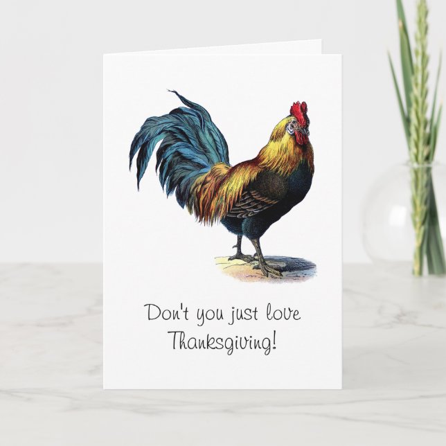 Cartes Pour Fêtes Annuelles Ne faites pas vous juste thanksgiving d'amour ! (Devant)