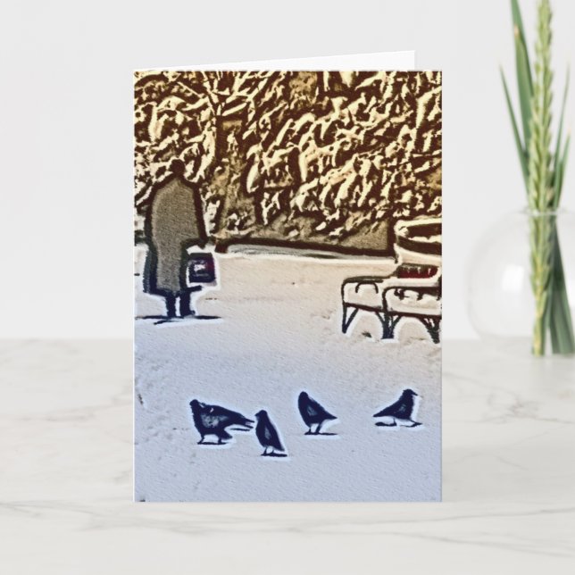 Cartes Pour Fêtes Annuelles ne les laissez pas seuls (Devant)