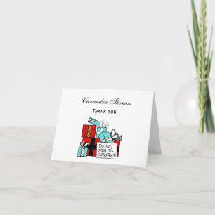 Cartes Pour Fêtes Annuelles Ne pas ouvrir jusqu'à Noël présente Noël