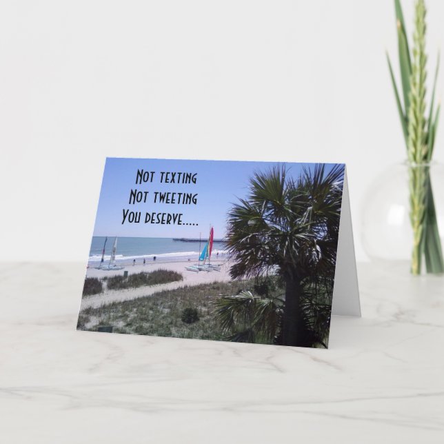 CARTES POUR FÊTES ANNUELLES NE PAS TEXTER/ET TWEETER SEULEMENT UNE "CARTE" NE  (Devant)