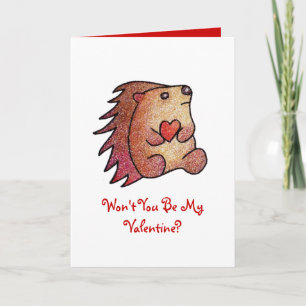 Cartes Pour Fêtes Annuelles Ne serez-vous pas mon Valentine ?