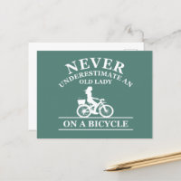 Ne sous-estimez jamais une vieille dame à vélo