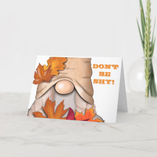 Cartes Pour Fêtes Annuelles NE SOYEZ PAS SHY **18ème ANNIVERSAIRE**