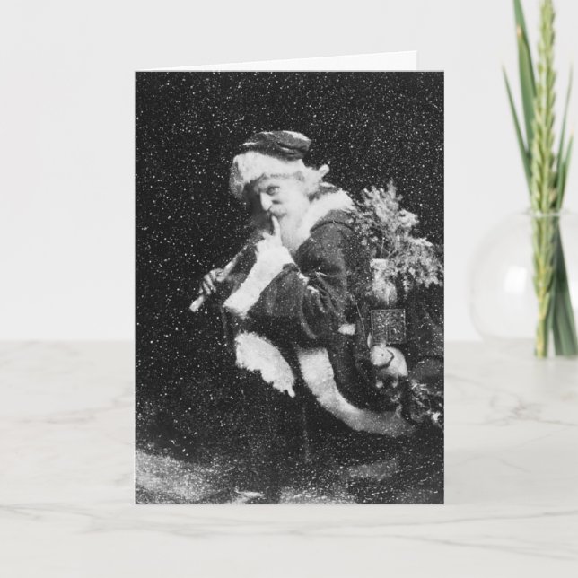 Cartes Pour Fêtes Annuelles Neige (Devant)