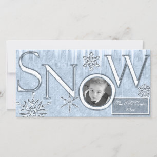 Cartes Pour Fêtes Annuelles Neige