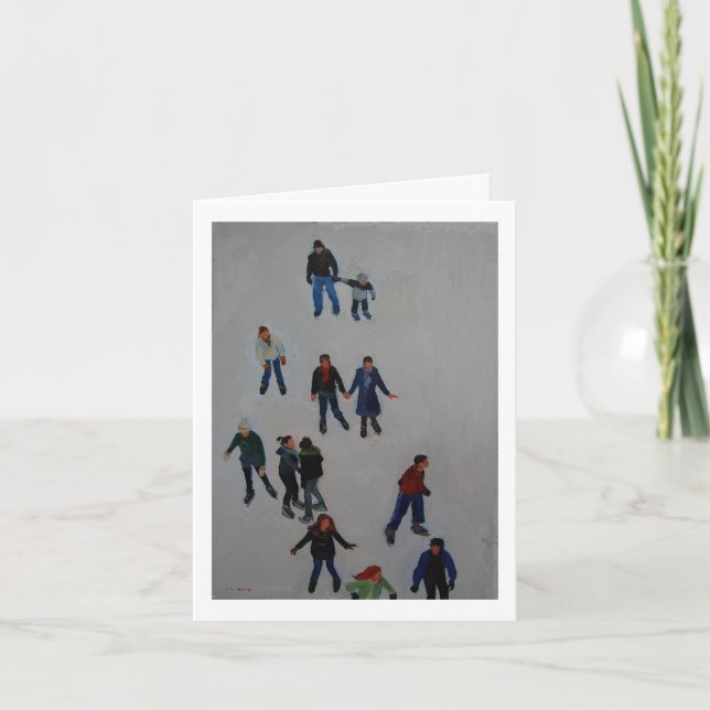 Cartes Pour Fêtes Annuelles Neige (Devant)