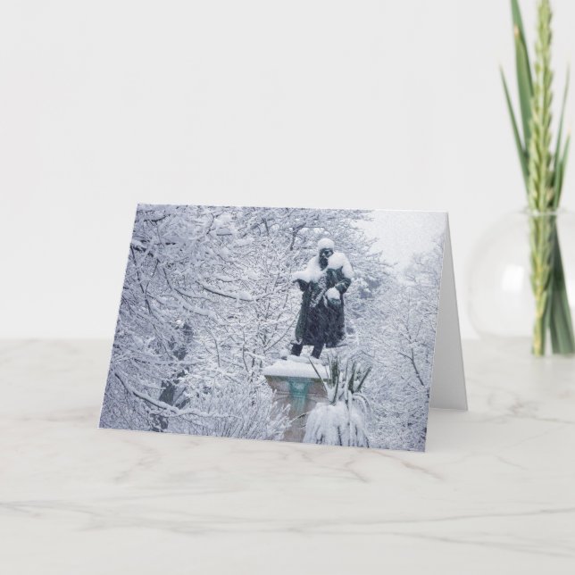 Cartes Pour Fêtes Annuelles Neige à Cardiff (Devant)