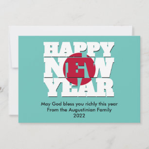 Cartes Pour Fêtes Annuelles Nengajo Japon Christian HAPPY NEW YEAR