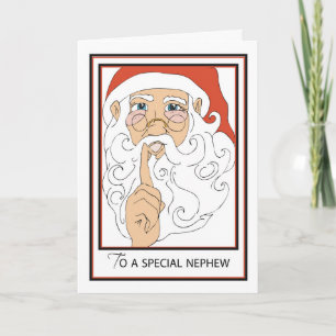 Cartes Pour Fêtes Annuelles Nephew Jolly Old St Nick