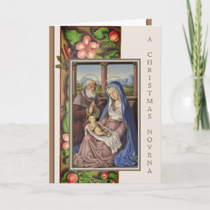 Cartes Pour Fêtes Annuelles Neuvaine de Noël de saint André