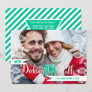 Cartes Pour Fêtes Annuelles New Address Holiday Decking NEW Halls