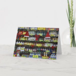 Cartes Pour Fêtes Annuelles New York City Christmas Drugstore Windows Père Noë