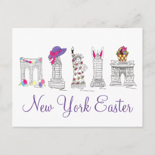 Cartes Pour Fêtes Annuelles New York City Fifth Avenue Parade de Pâques Manhat