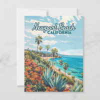 Newport Beach Californie Orange County Vintage