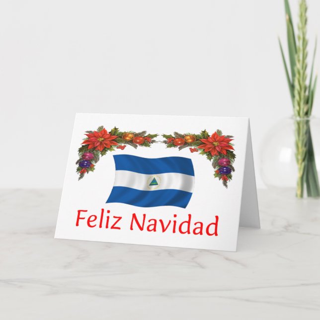 Cartes Pour Fêtes Annuelles Nicaragua (Devant)