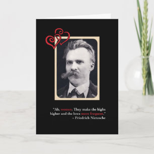 Cartes Pour Fêtes Annuelles Nietzsche Anti-Valentine's Day Card #1