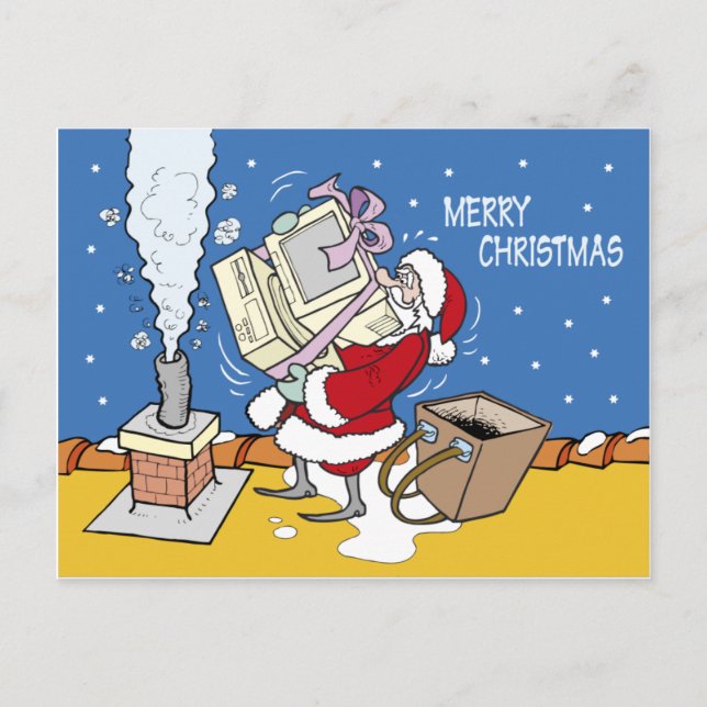 Cartes Pour Fêtes Annuelles No. 05 du père noël (Devant)