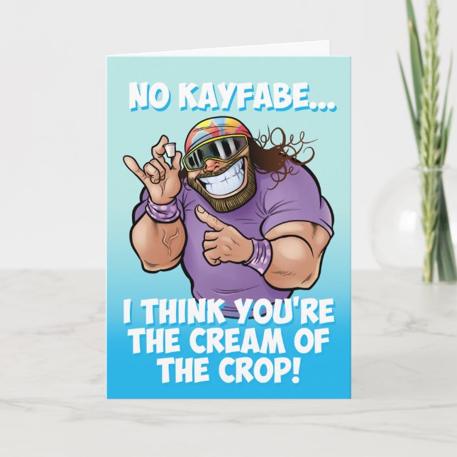 Cartes Pour Fêtes Annuelles No Kayfabe Cream of the Crop Professional Wresting (Devant)