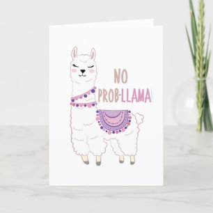 Cartes Pour Fêtes Annuelles No Probllama