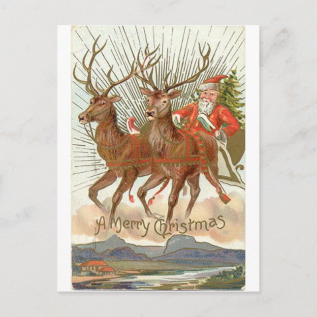 Cartes Pour Fêtes Annuelles Noël (Devant)