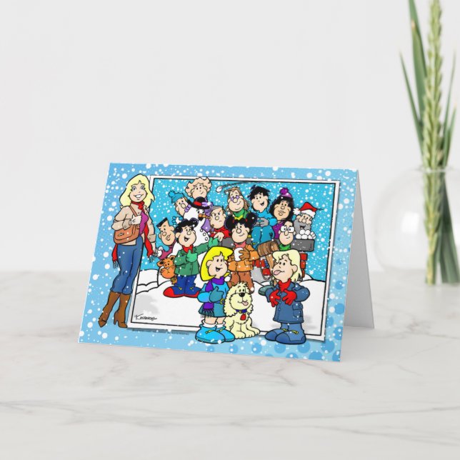 Cartes Pour Fêtes Annuelles Noël (Devant)