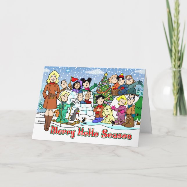 Cartes Pour Fêtes Annuelles Noël (Devant)
