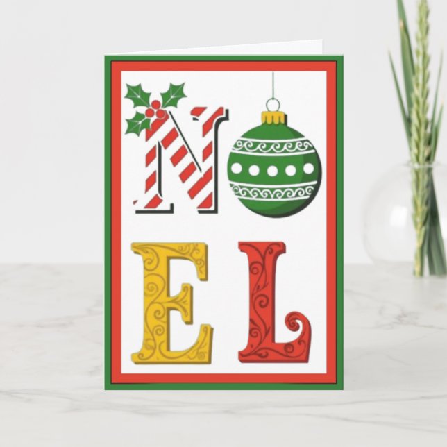 CARTES POUR FÊTES ANNUELLES NOËL (Devant)
