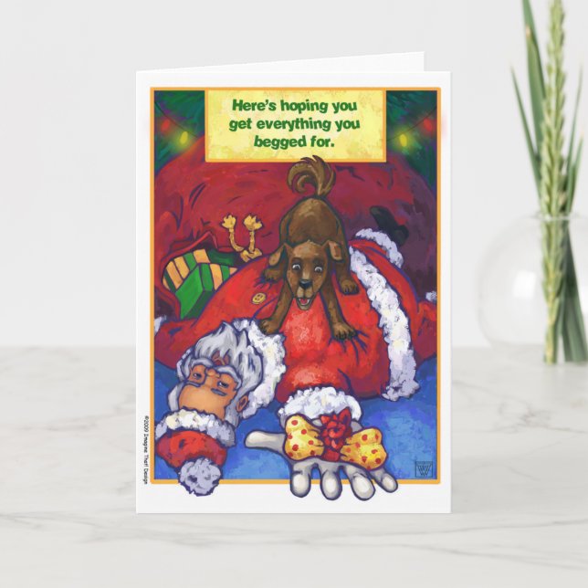 Cartes Pour Fêtes Annuelles Noël (Devant)