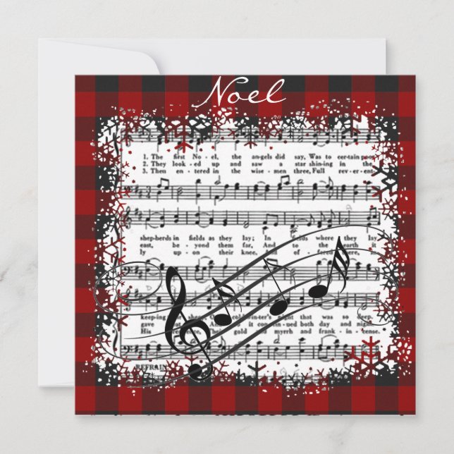Cartes Pour Fêtes Annuelles Noël (Devant)