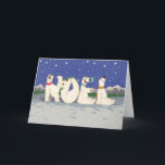 Cartes Pour Fêtes Annuelles Noel<br><div class="desc">Comme si les ours polaires étaient si mignons dans la vraie vie !</div>