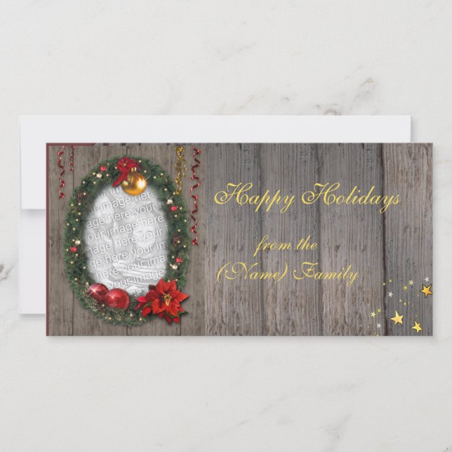 Cartes Pour Fêtes Annuelles Noël (Devant)