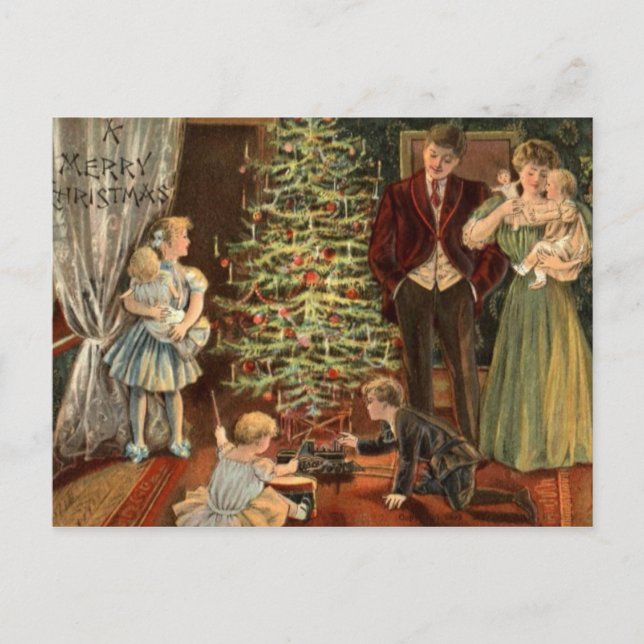 Cartes Pour Fêtes Annuelles Noël (Devant)