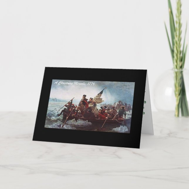 Cartes Pour Fêtes Annuelles Noël 1776 (Devant)