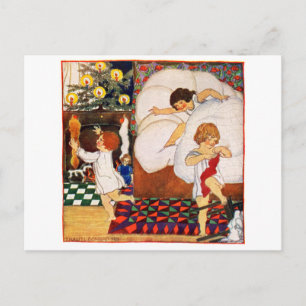 Cartes Pour Fêtes Annuelles Noël 1921 Matin