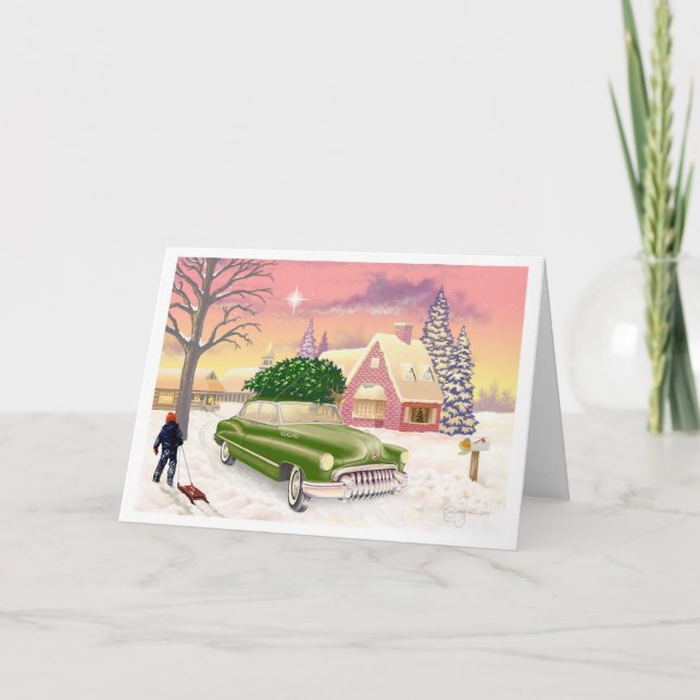 Cartes Pour Fêtes Annuelles Noël 1951 (Devant)