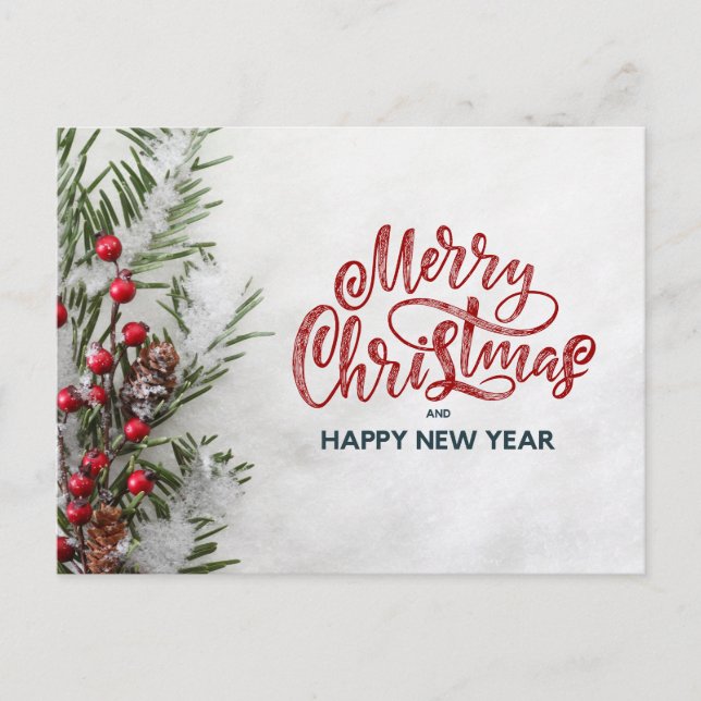 Cartes Pour Fêtes Annuelles Noël 2 (Devant)