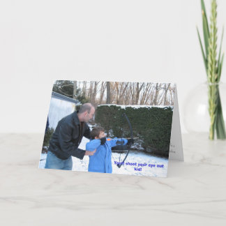 Cartes Pour Fêtes Annuelles Noël 2006 Jtown027, Tu vas tirer sur ton oeil gami